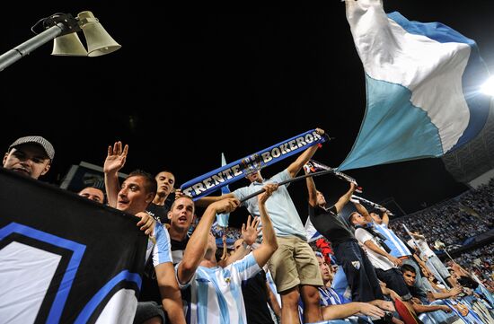 Football. Champions League. Malaga vs. Zenit