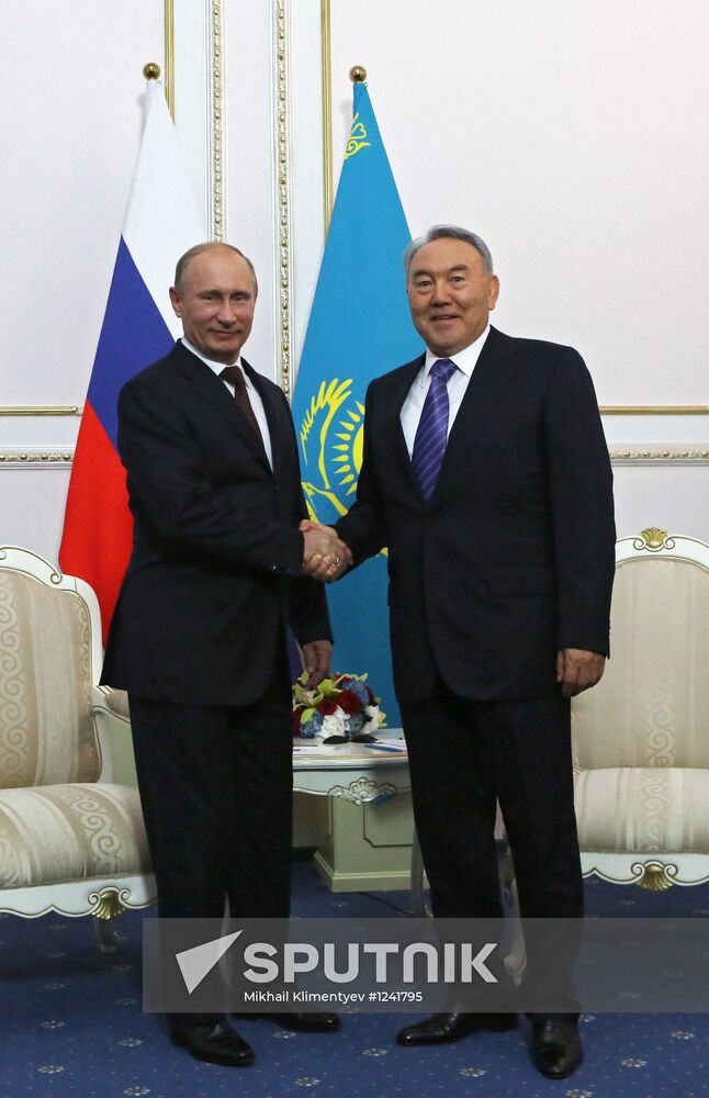 President Vladimir Putin's working trip to Kazakhstan