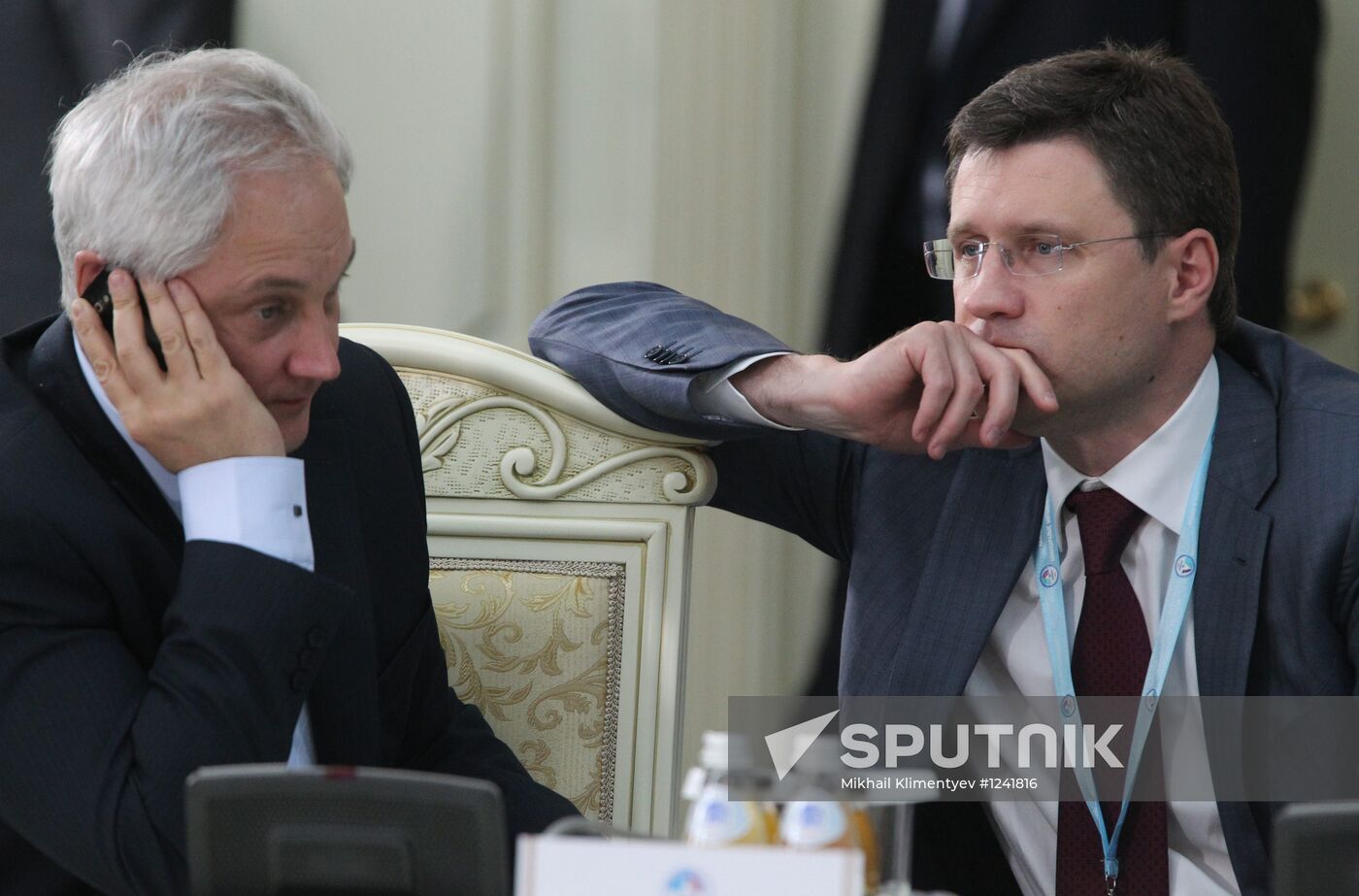 Andrei Belousov and Alexander Novak