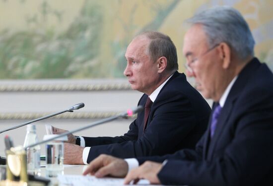 President Vladimir Putin's working trip to Kazakhstan
