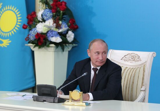President Vladimir Putin's working trip to Kazakhstan