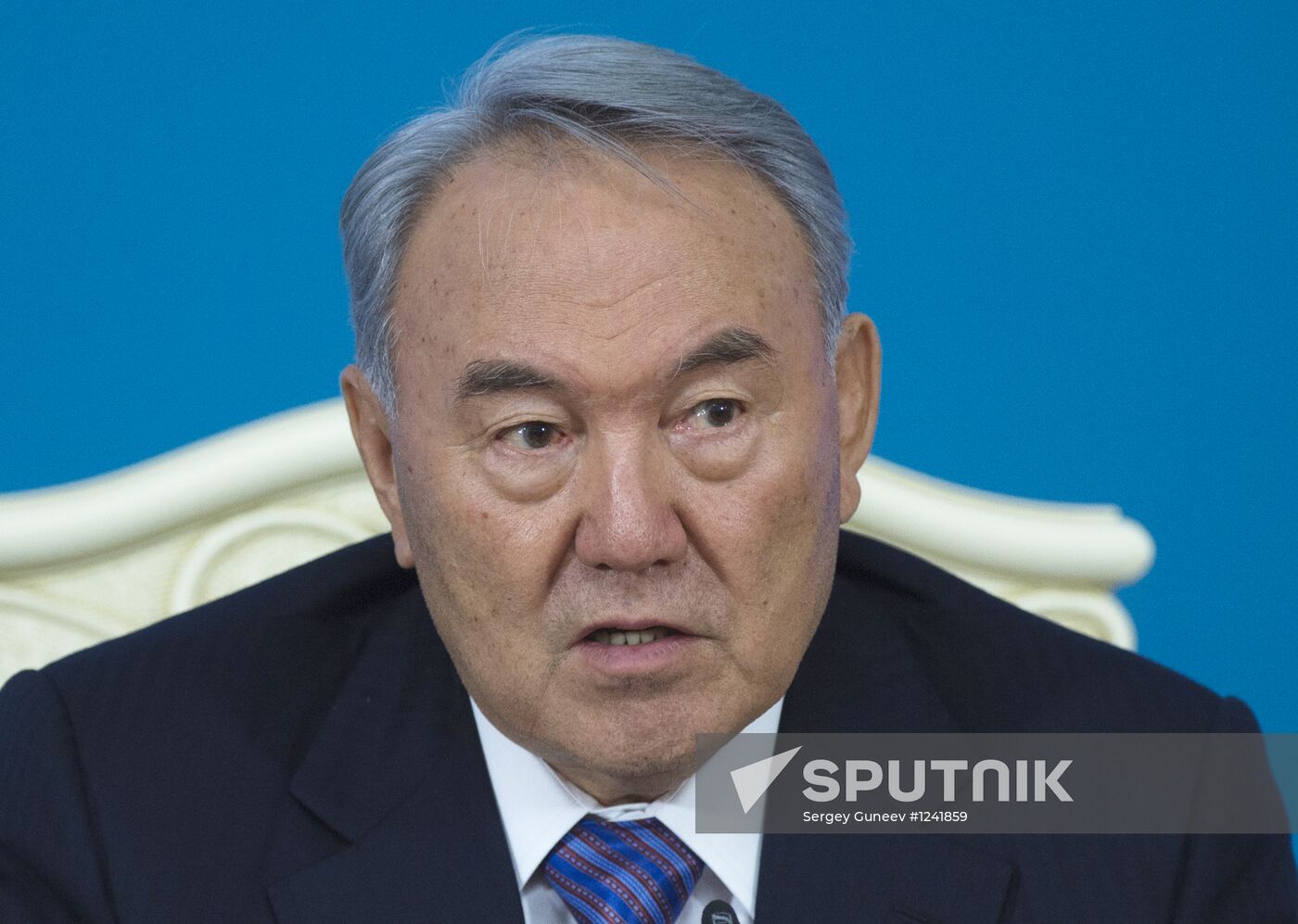 President of Kazakhstan Nursultan Nazarbayev