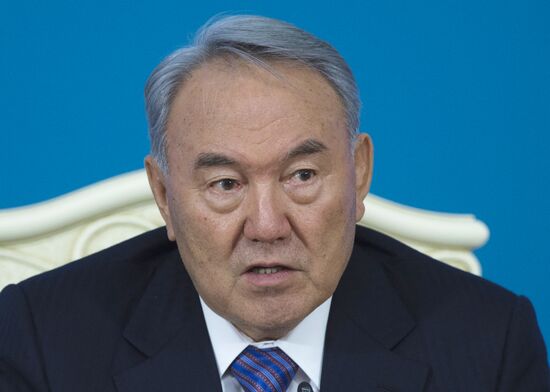 President of Kazakhstan Nursultan Nazarbayev