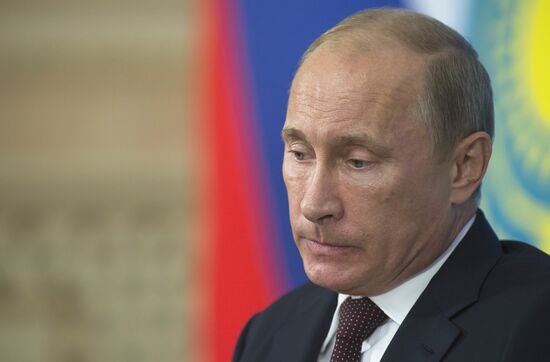 President Vladimir Putin's working trip to Kazakhstan