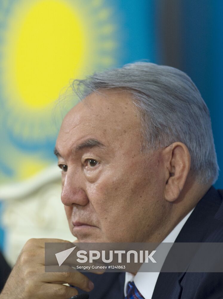 President of Kazakhstan Nursultan Nazarbayev