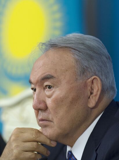 President of Kazakhstan Nursultan Nazarbayev