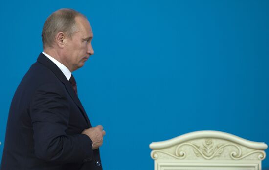 President Vladimir Putin's working trip to Kazakhstan