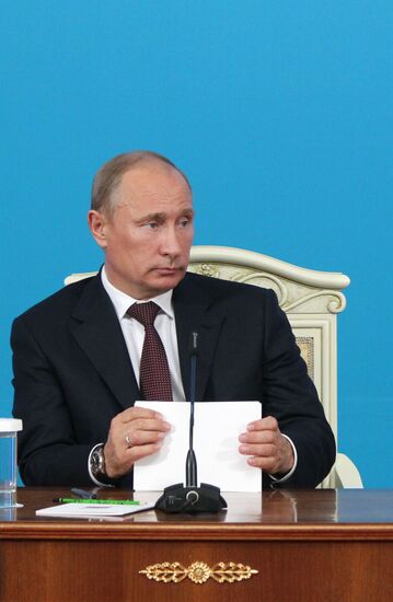 Russian President Vladimir Putin's working visit to Kazakhstan