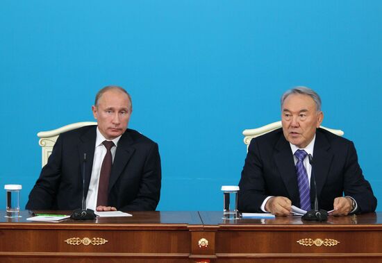 Russian President Vladimir Putin's working visit to Kazakhstan