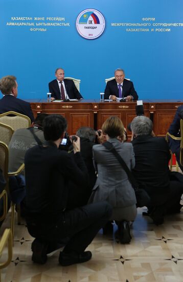 Russian President Vladimir Putin's working visit to Kazakhstan