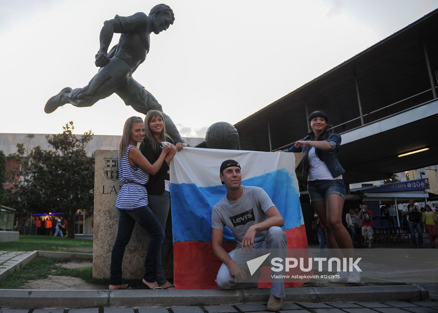 Football. Champions League. Barcelona vs. Spartak