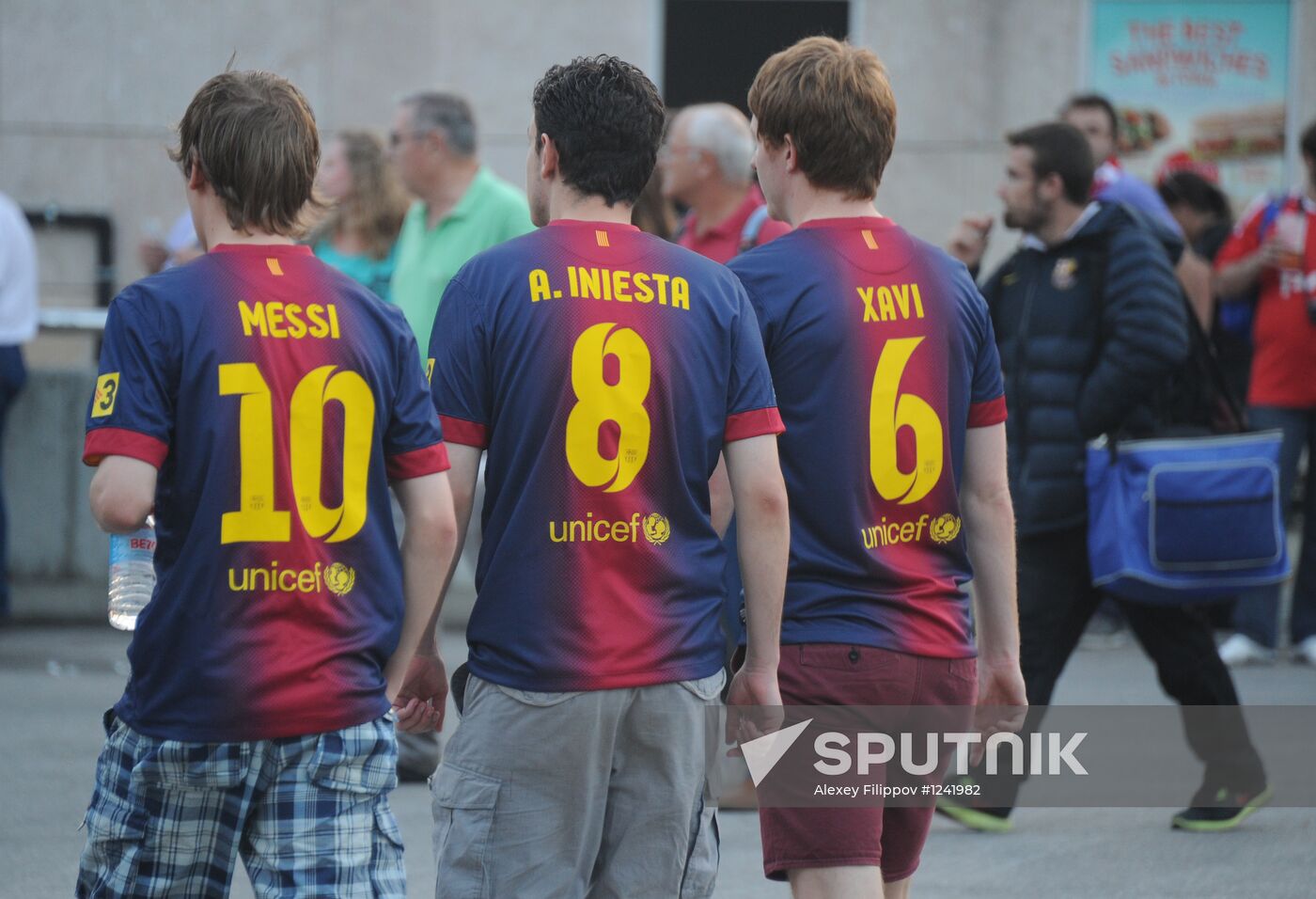 Football. Champions League. Barcelona vs. Spartak