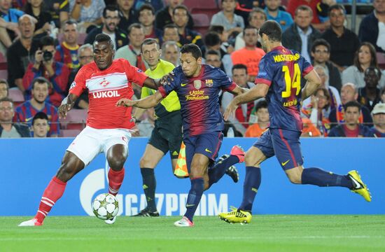 Football. Champions League. Barcelona vs. Spartak