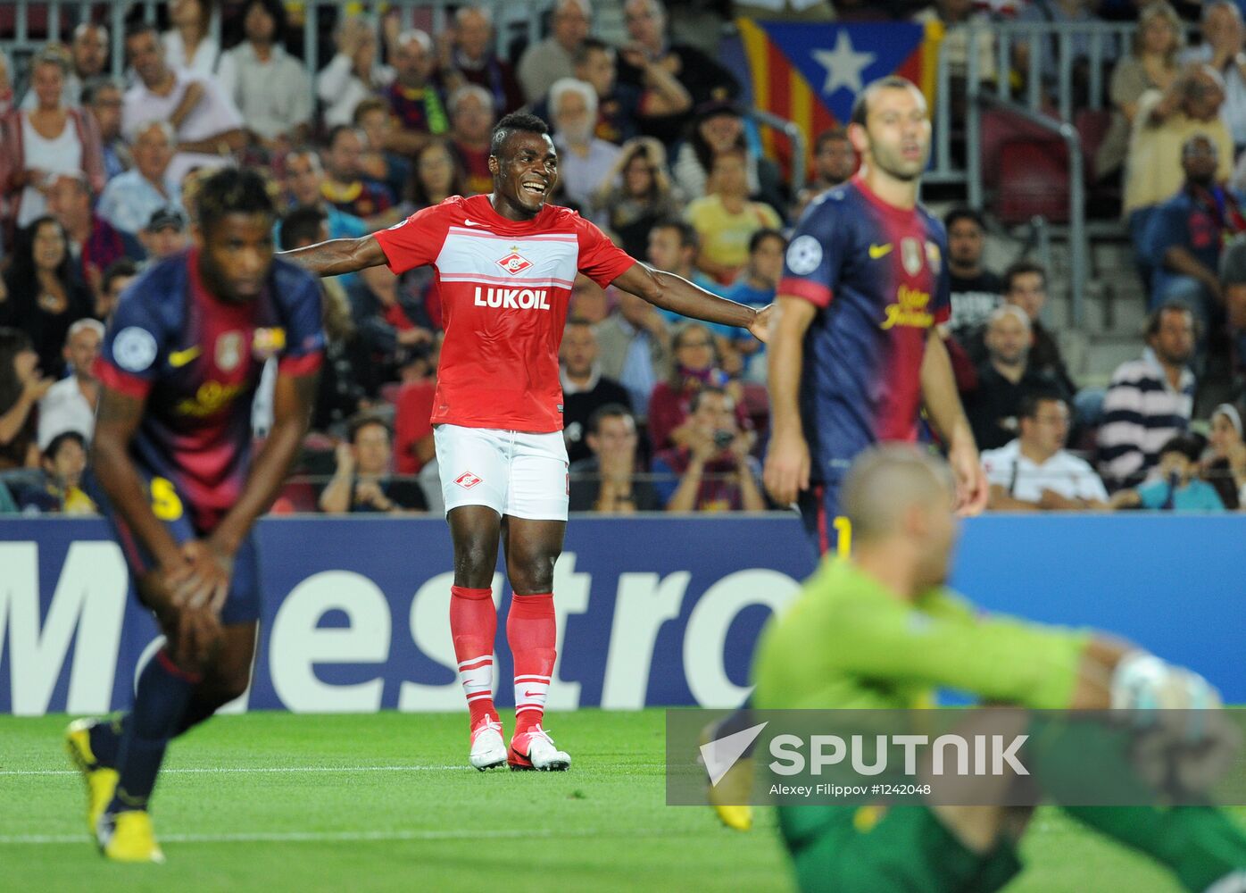 Football. Champions League. Barcelona vs. Spartak