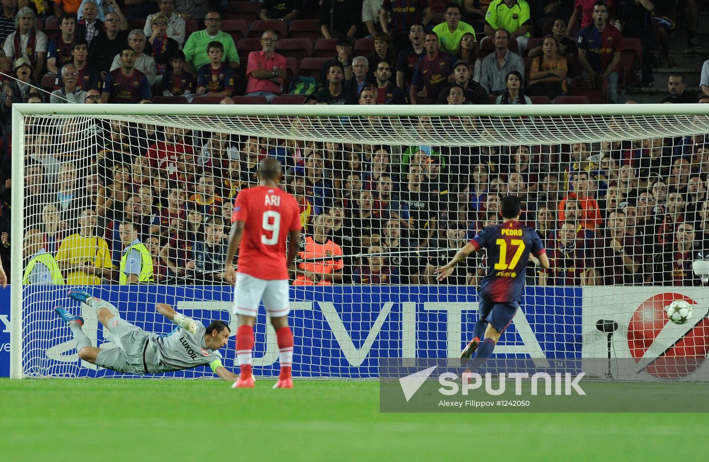 Football. Champions League. Barcelona vs. Spartak