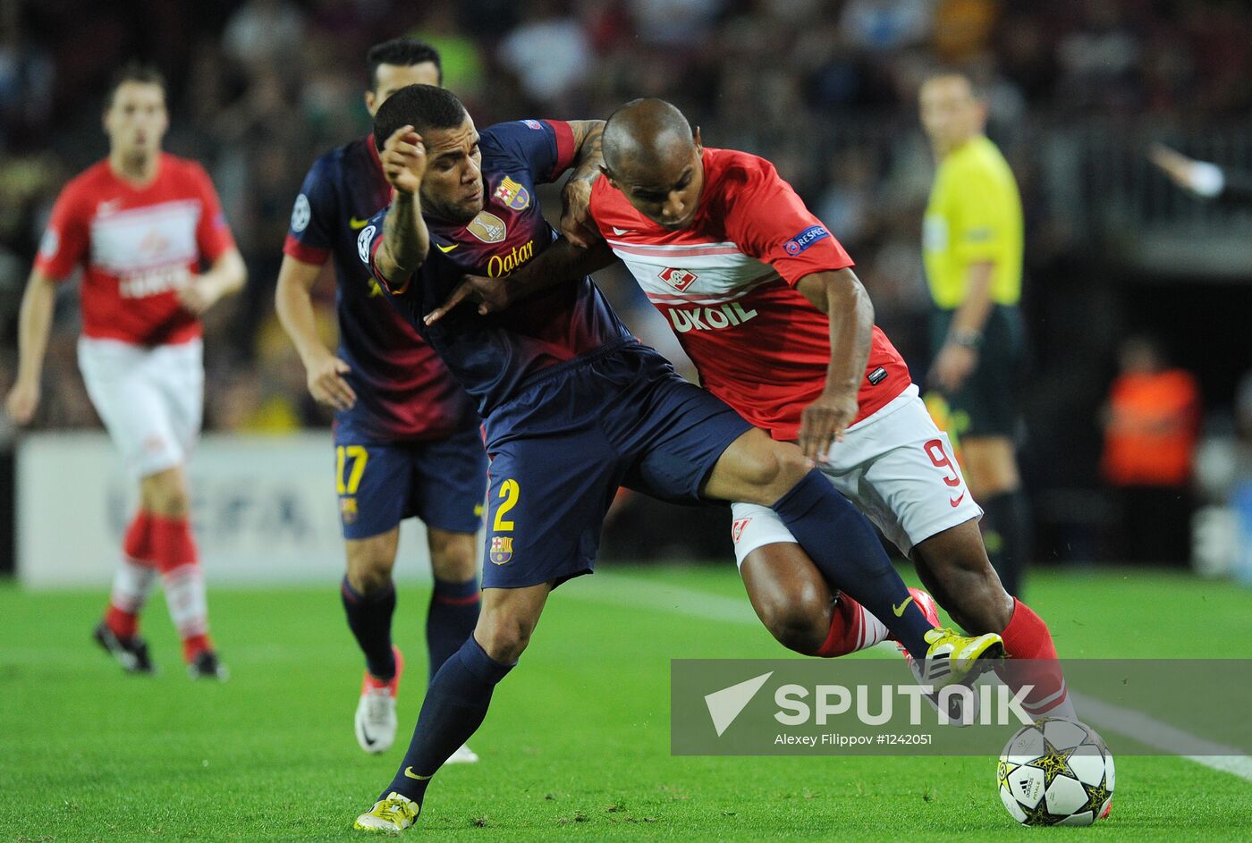 Football. Champions League. Barcelona vs. Spartak