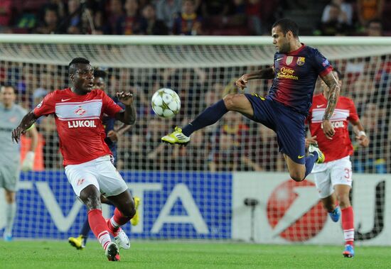 Football. Champions League. Barcelona vs. Spartak