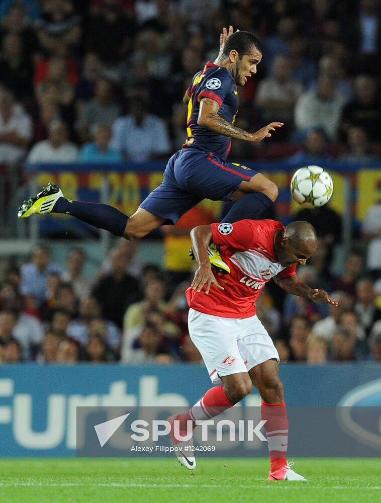 Football. Champions League. Barcelona vs. Spartak