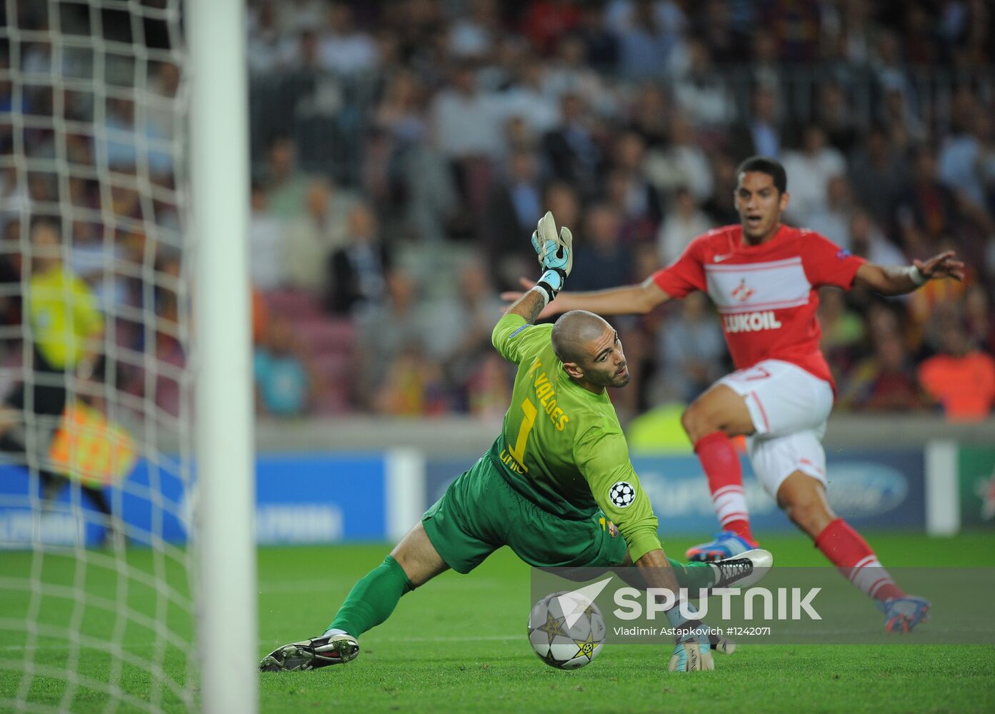 Football. Champions League. Barcelona vs. Spartak
