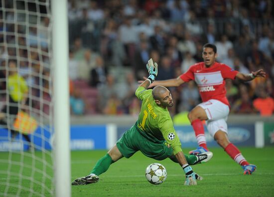 Football. Champions League. Barcelona vs. Spartak