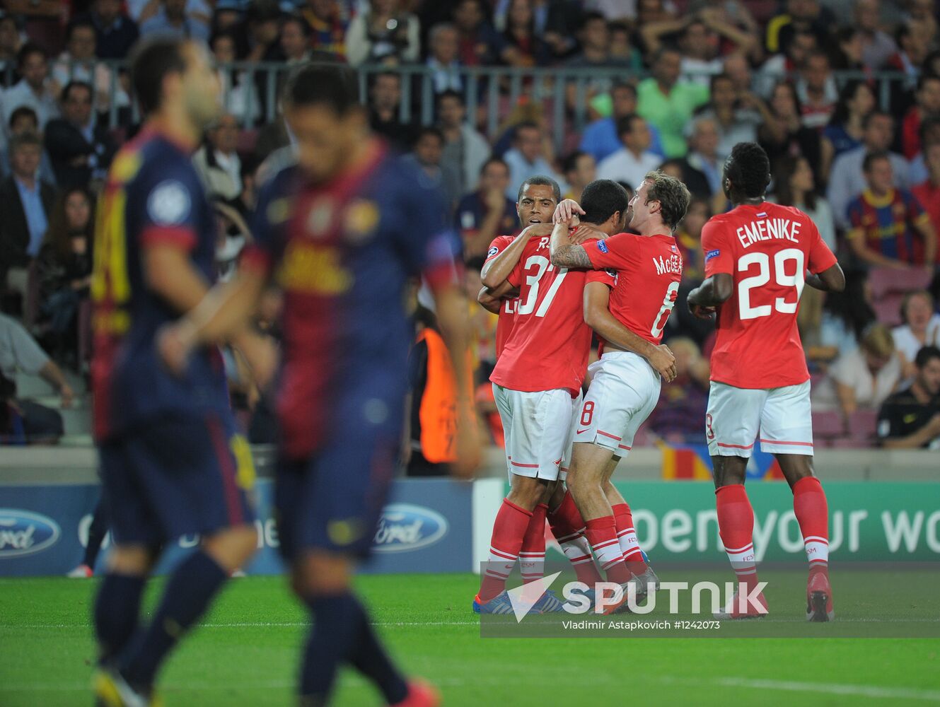 Football. Champions League. Barcelona vs. Spartak