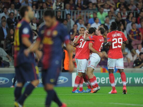 Football. Champions League. Barcelona vs. Spartak