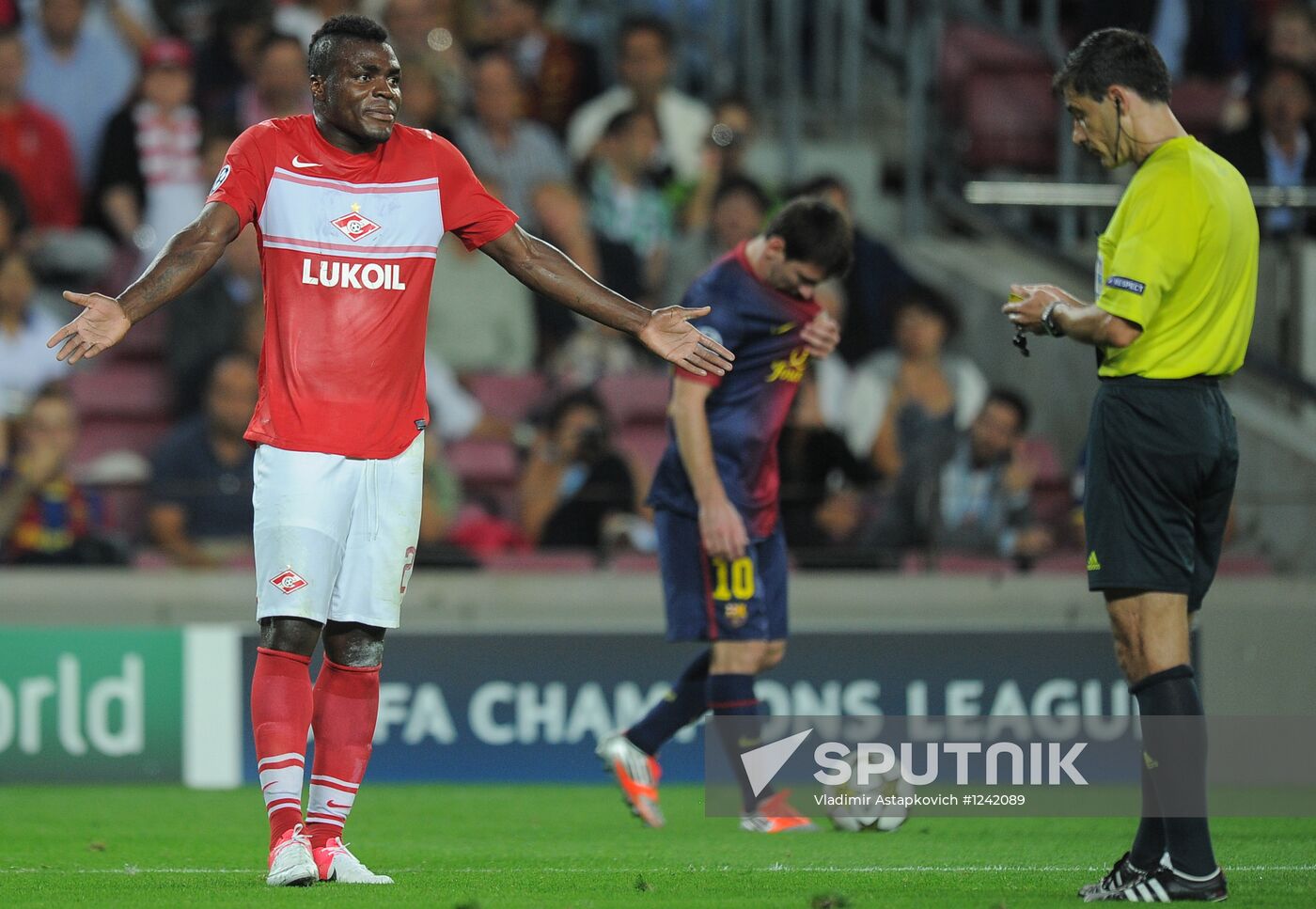 Football. Champions League. Barcelona vs. Spartak
