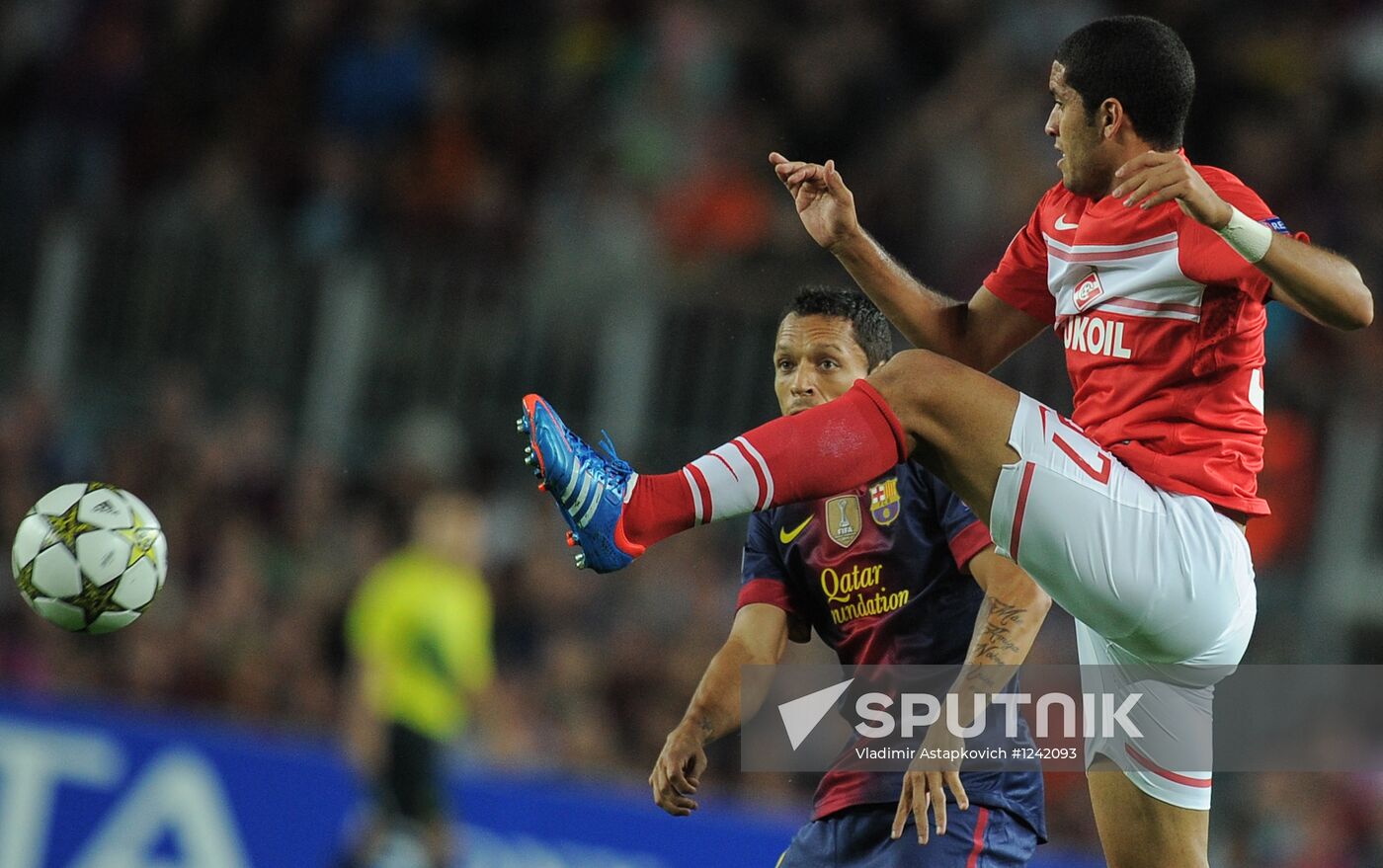 Football. Champions League. Barcelona vs. Spartak