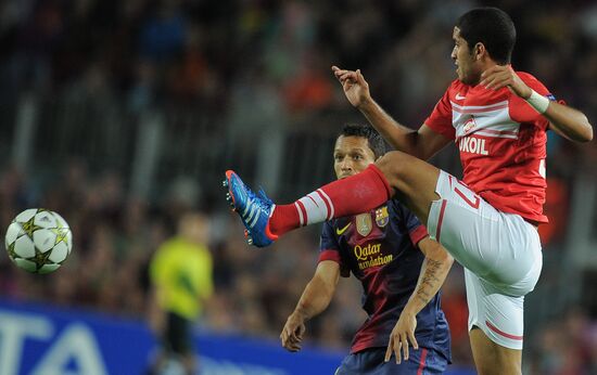 Football. Champions League. Barcelona vs. Spartak