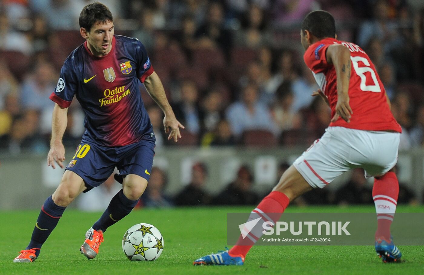 Football. Champions League. Barcelona vs. Spartak