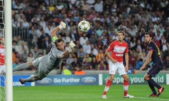 Football. Champions League. Barcelona vs. Spartak