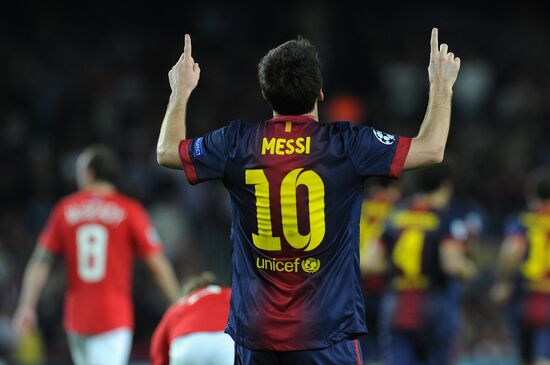 Football. Champions League. Barcelona vs. Spartak