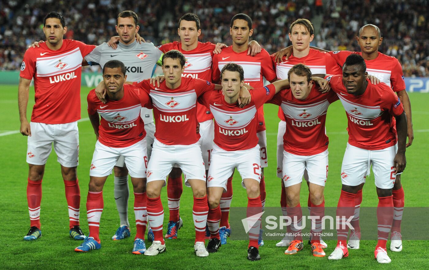 Football. Champions League. Barcelona vs. Spartak
