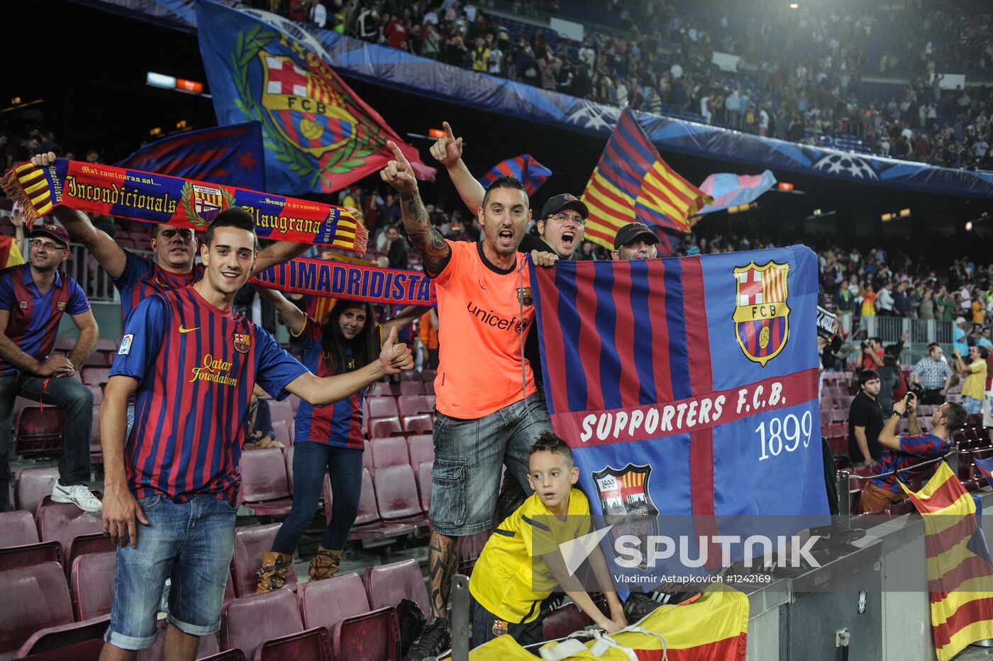 Football. Champions League. Barcelona vs. Spartak