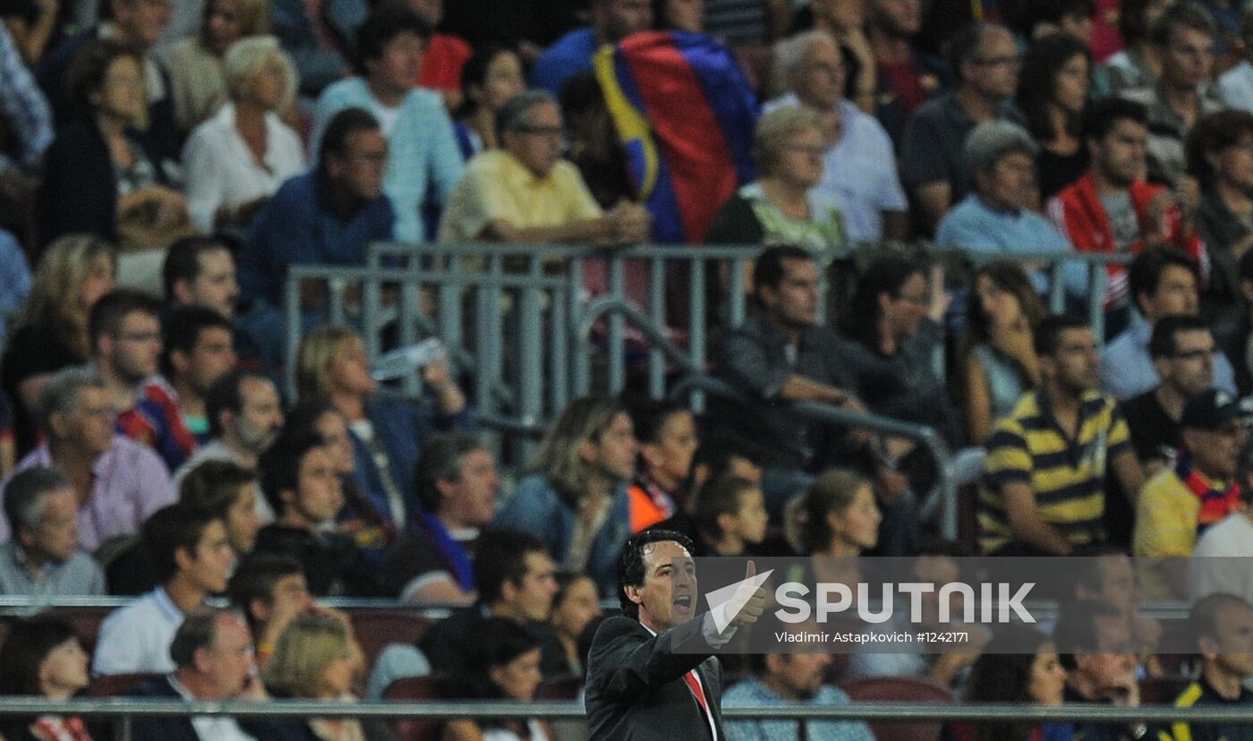 Football. Champions League. Barcelona vs. Spartak