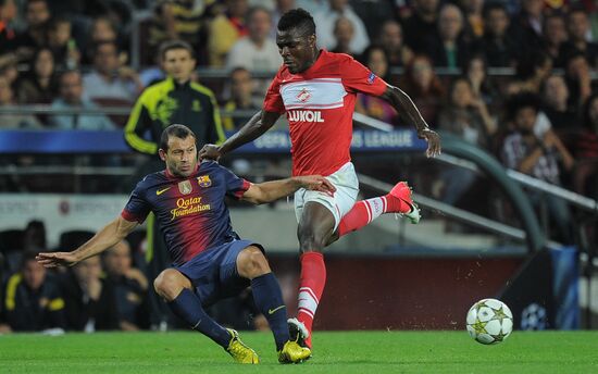 Football. Champions League. Barcelona vs. Spartak