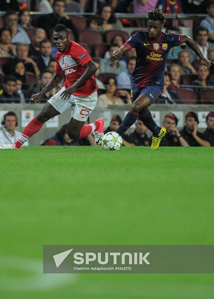 Football. Champions League. Barcelona vs. Spartak