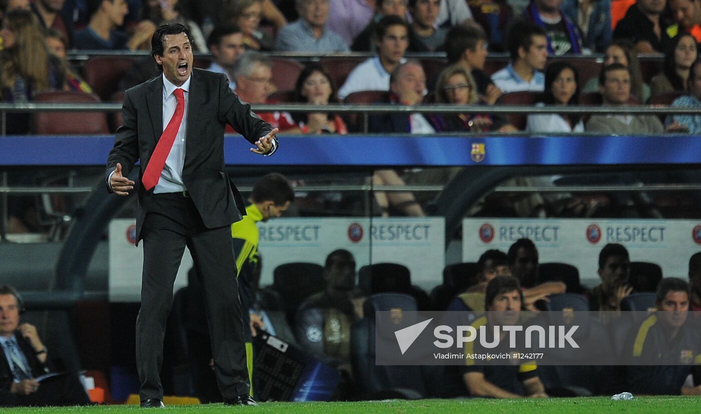 Football. Champions League. Barcelona vs. Spartak