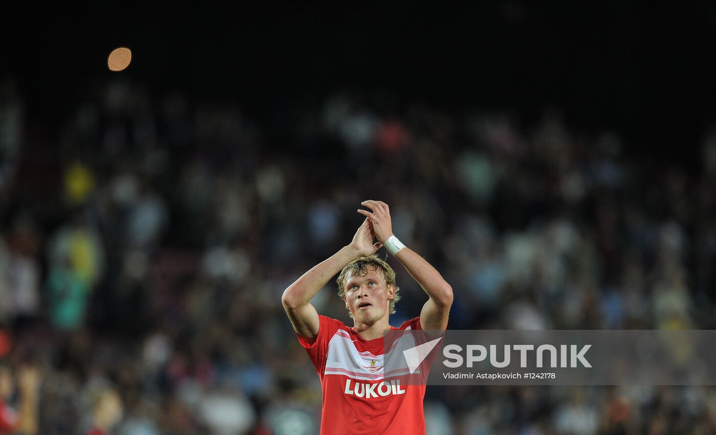Football. Champions League. Barcelona vs. Spartak