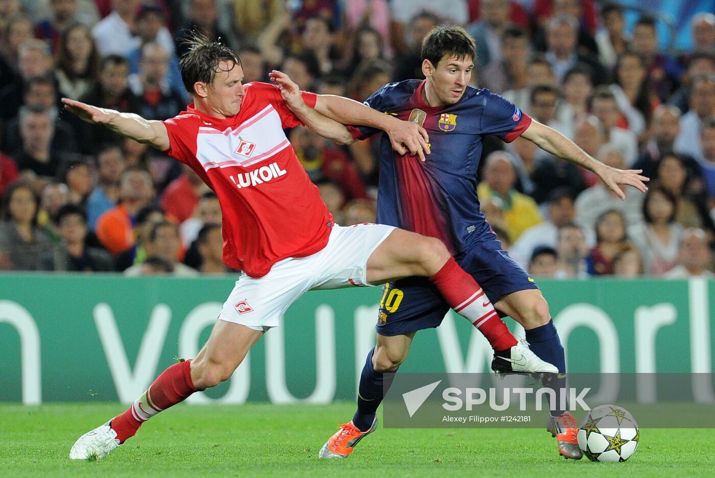Football. Champions League. Barcelona vs. Spartak