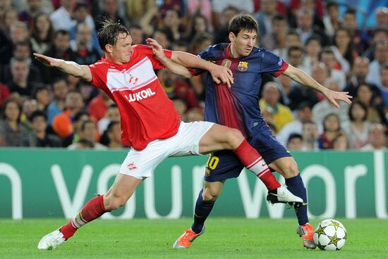Football. Champions League. Barcelona vs. Spartak