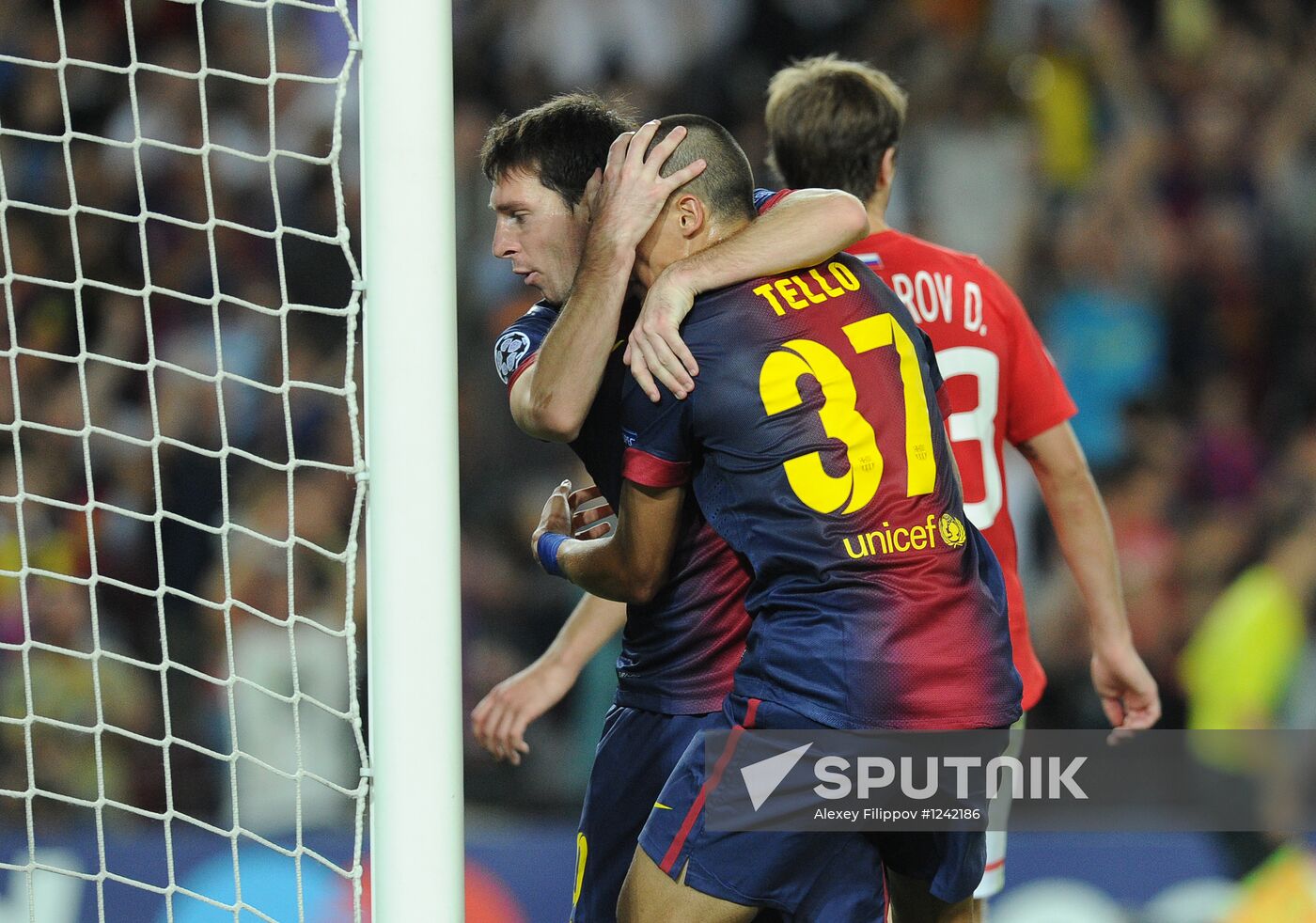 Football. Champions League. Barcelona vs. Spartak