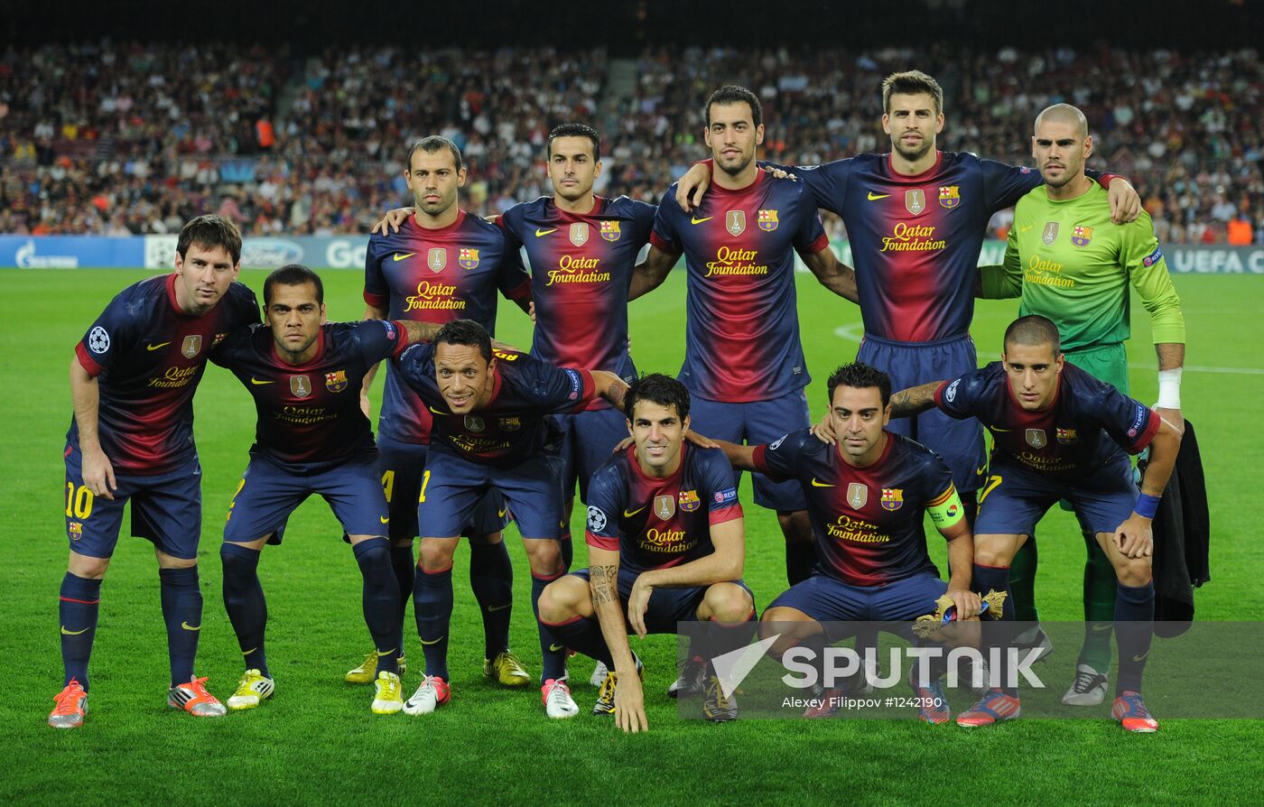 Football. Champions League. Barcelona vs. Spartak