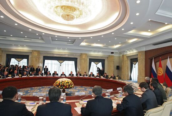 Vladimir Putin's working visit to Kyrgyzstan
