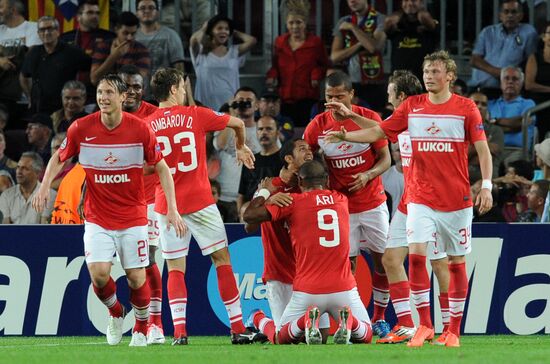 UEFA Champions League. Barcelona vs. Spartak
