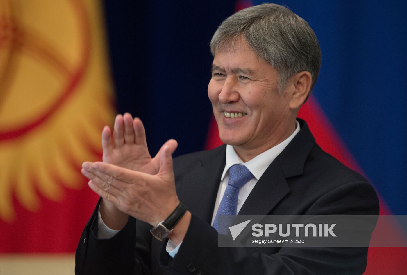 Vladimir Putin visits Kyrgystan