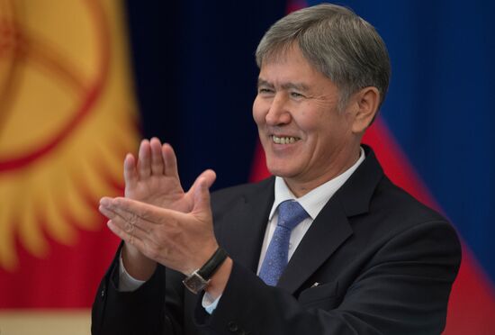 Vladimir Putin visits Kyrgystan