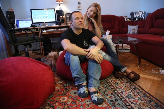 Yevgeny Rudin (DJ Groove) at home