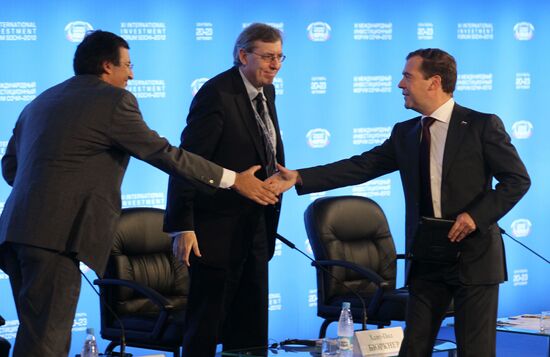Dmitry Medvedev at XI International Investment Forum Sochi 2012