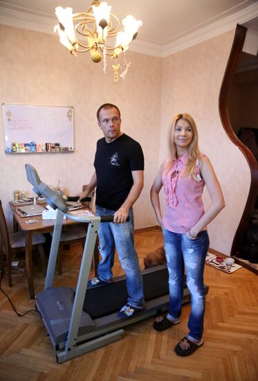 Yevgeny Rudin (DJ Groove) at home